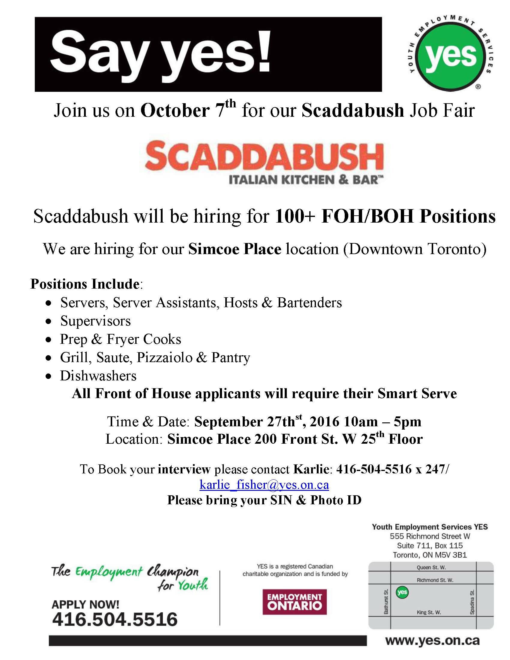 Scaddabush Oct 7th