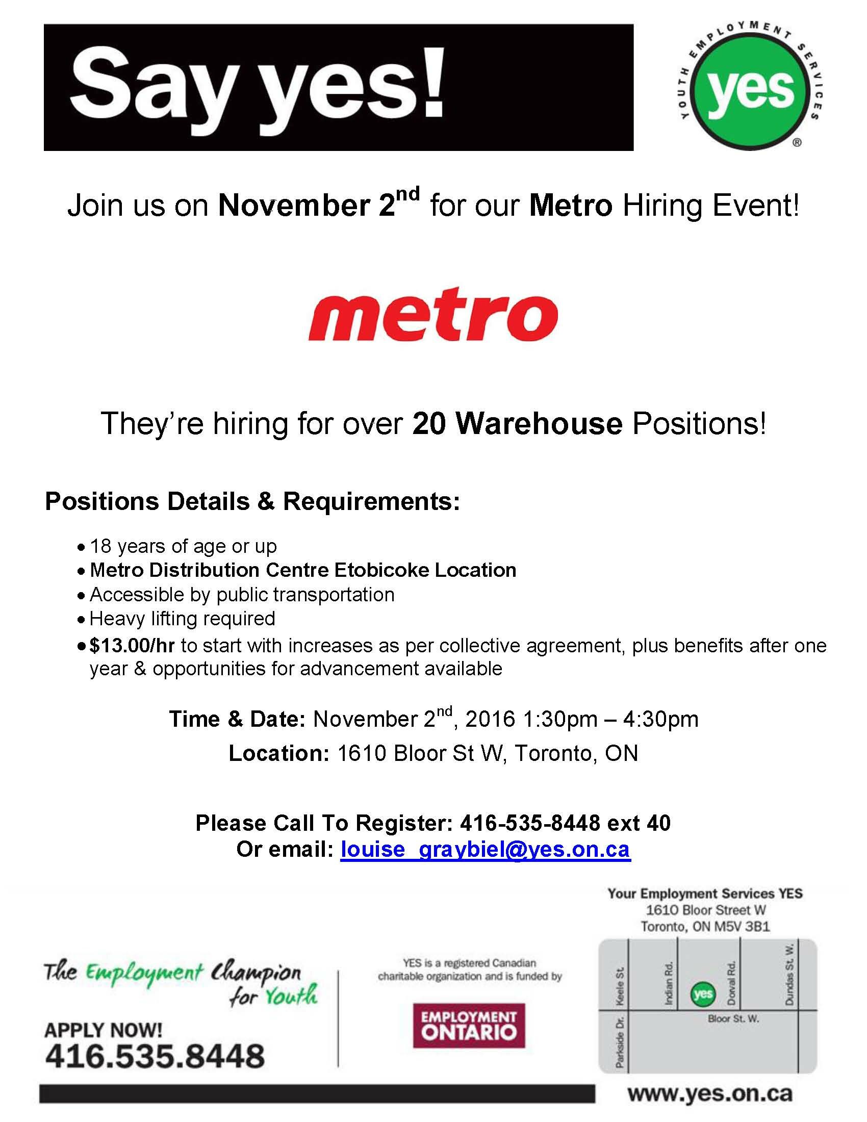 YES Metro November 2nd
